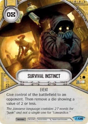 Survival Instinct — Covert Missions card