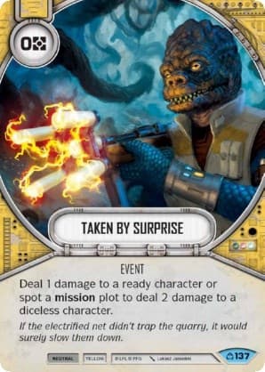 Taken by Surprise — Covert Missions card