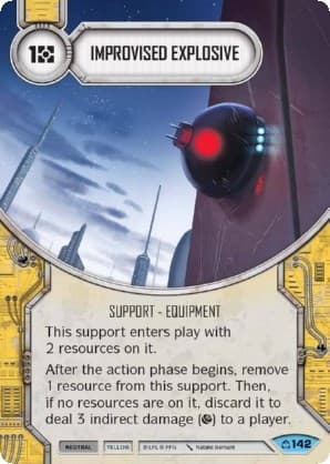 Improvised Explosive — Covert Missions card