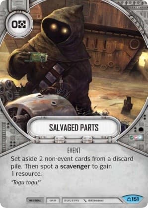 Salvaged Parts — Covert Missions card