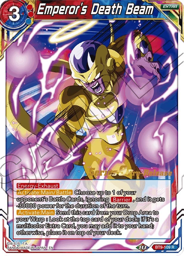 Emperor's Death Beam — Universal Onslaught Pre-Release Cards card