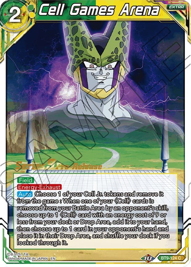 Cell Games Arena — Universal Onslaught Pre-Release Cards card