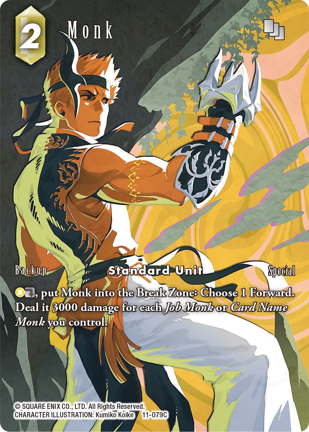Monk - 11-079C (Full Art) — Opus XI card