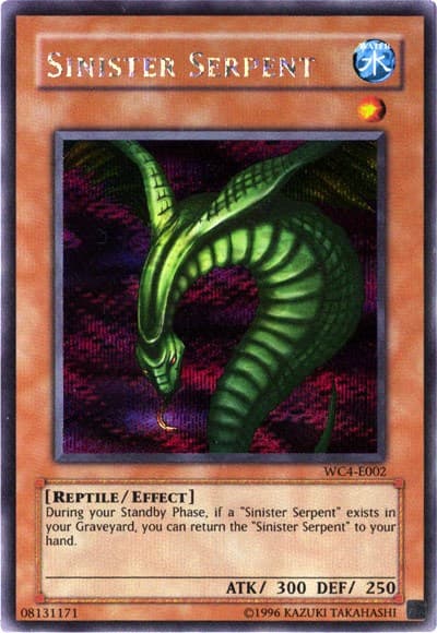 Sinister Serpent — World Championship 2004: GBA Promo card