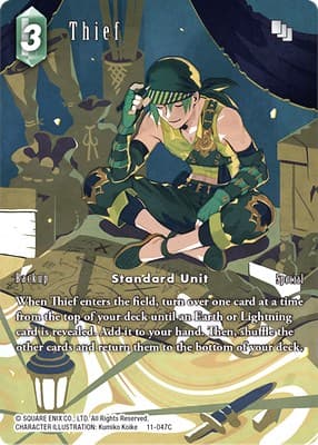 Thief - 11-047C (Full Art) — Opus XI card