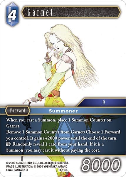 Garnet — Opus XI card