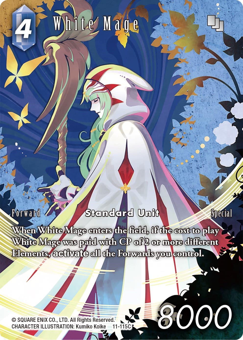 White Mage (Full Art) — Opus XI card