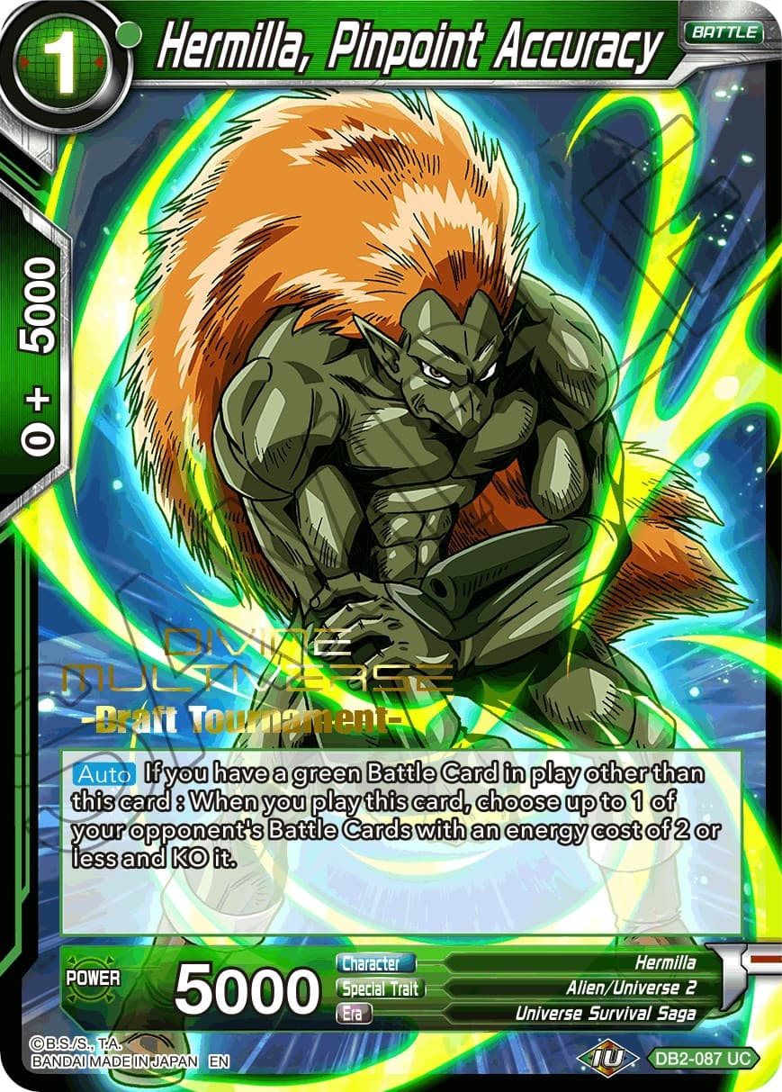 Hermilla, Pinpoint Accuracy (Divine Multiverse Draft Tournament) — Tournament Promotion Cards card