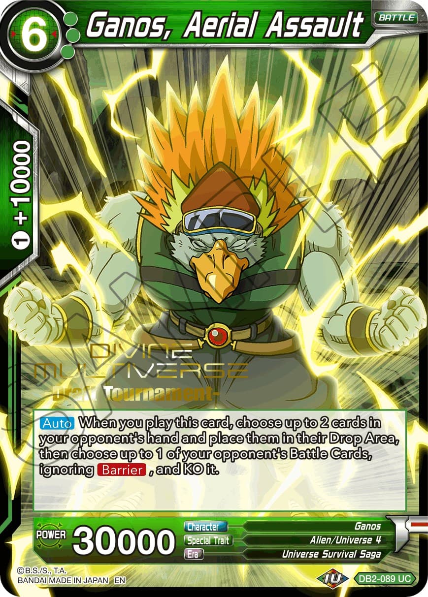 Ganos, Aerial Assault (Divine Multiverse Draft Tournament) — Tournament Promotion Cards card