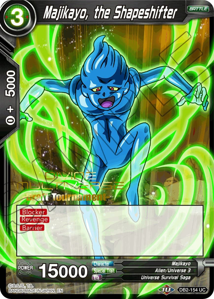 Majikayo, the Shapeshifter (Divine Multiverse Draft Tournament) — Tournament Promotion Cards card