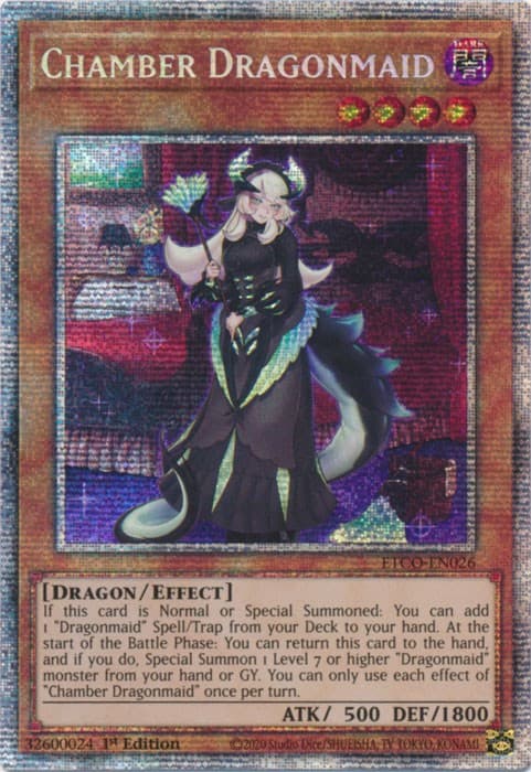 Chamber Dragonmaid (Starlight Rare) — Eternity Code card