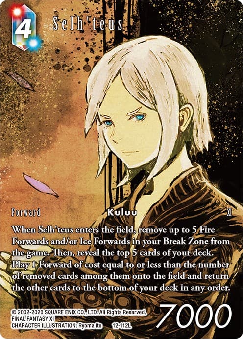 Selh'teus (Full Art) — Opus XII card