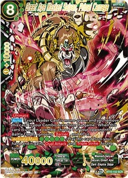 Great Ape Masked Saiyan, Primal Carnage — Rise of the Unison Warrior card