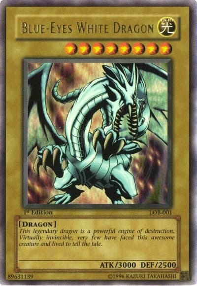 Blue-Eyes White Dragon — The Legend of Blue Eyes White Dragon card