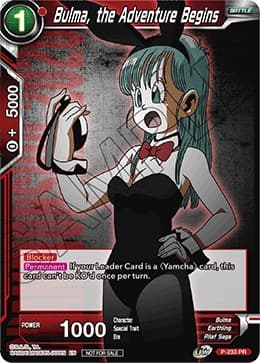 Bulma, the Adventure Begins — Promotion Cards card