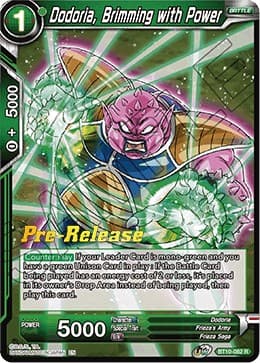 Dodoria, Brimming with Power — Rise of the Unison Warrior Pre-Release Cards card