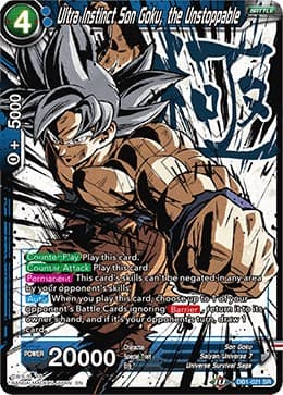 Ultra Instinct Son Goku, the Unstoppable (Alternate Art) — Special Anniversary Set 2020 card
