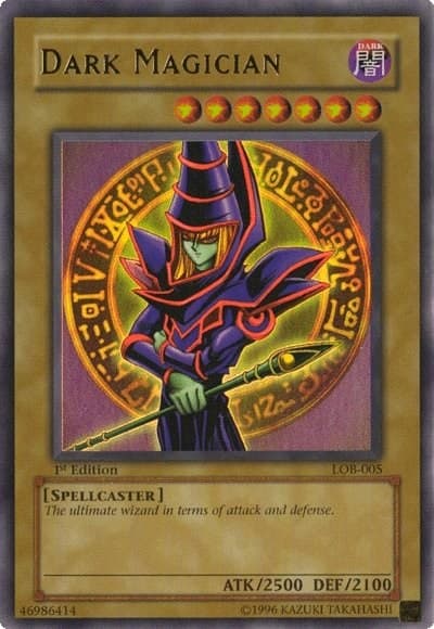 Dark Magician — The Legend of Blue Eyes White Dragon card