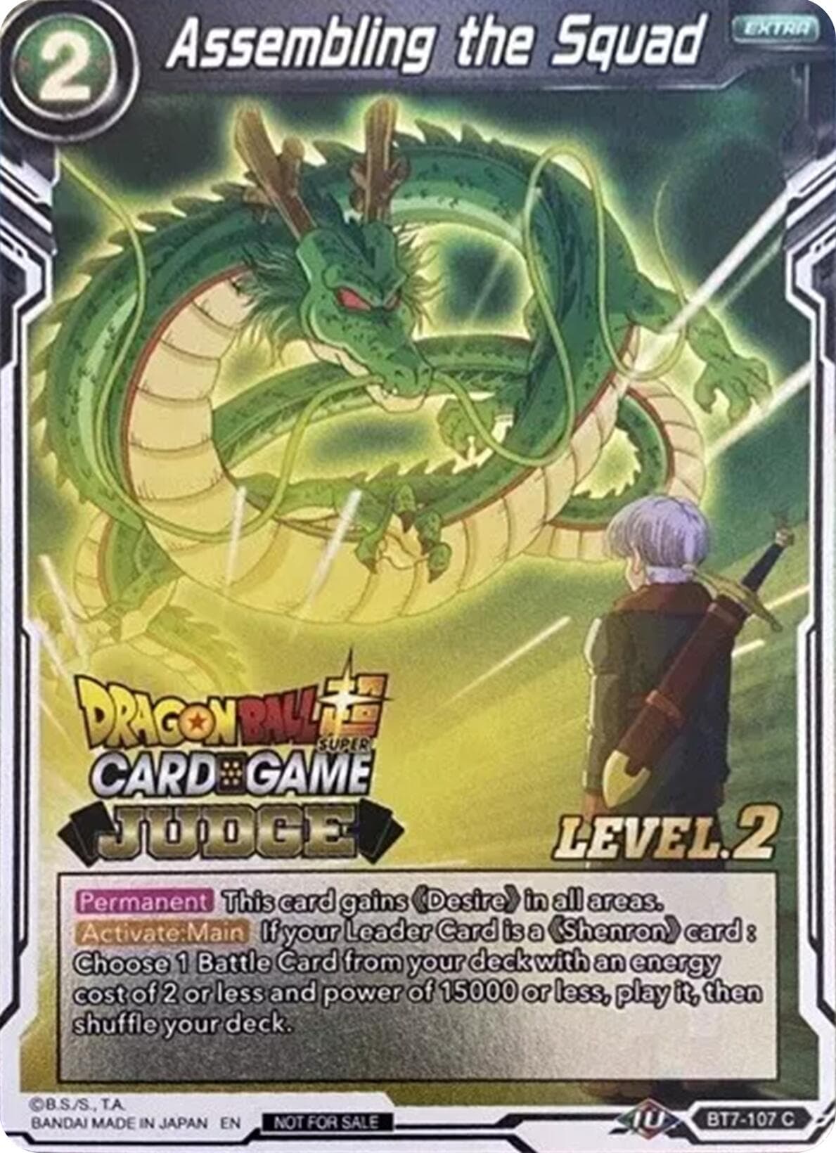 Assembling the Squad (Level 2) — Judge Promotion Cards card