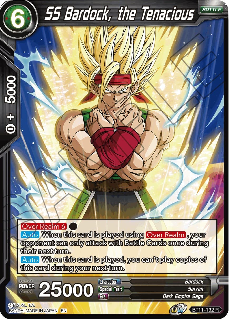 SS Bardock, the Tenacious — Vermilion Bloodline card