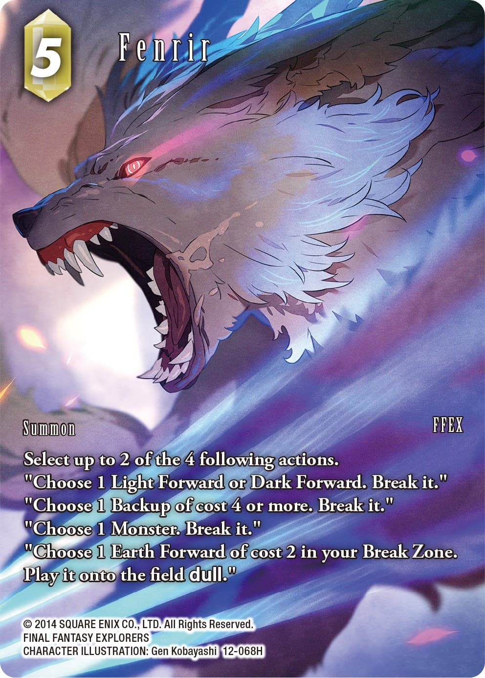 Fenrir (Full Art) — Opus XII card