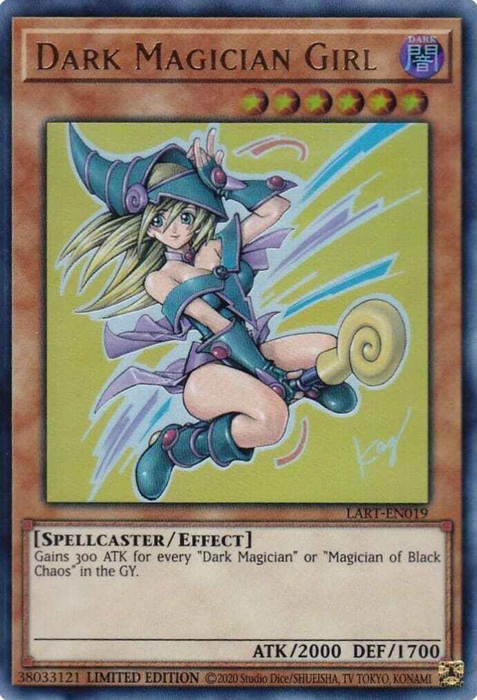 Dark Magician Girl (2020) — The Lost Art Promotion card