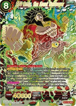 SS4 Broly, the Great Destroyer — Vermilion Bloodline card