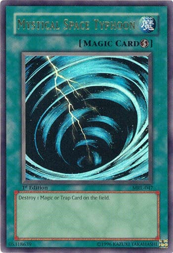 Mystical Space Typhoon — Magic Ruler card
