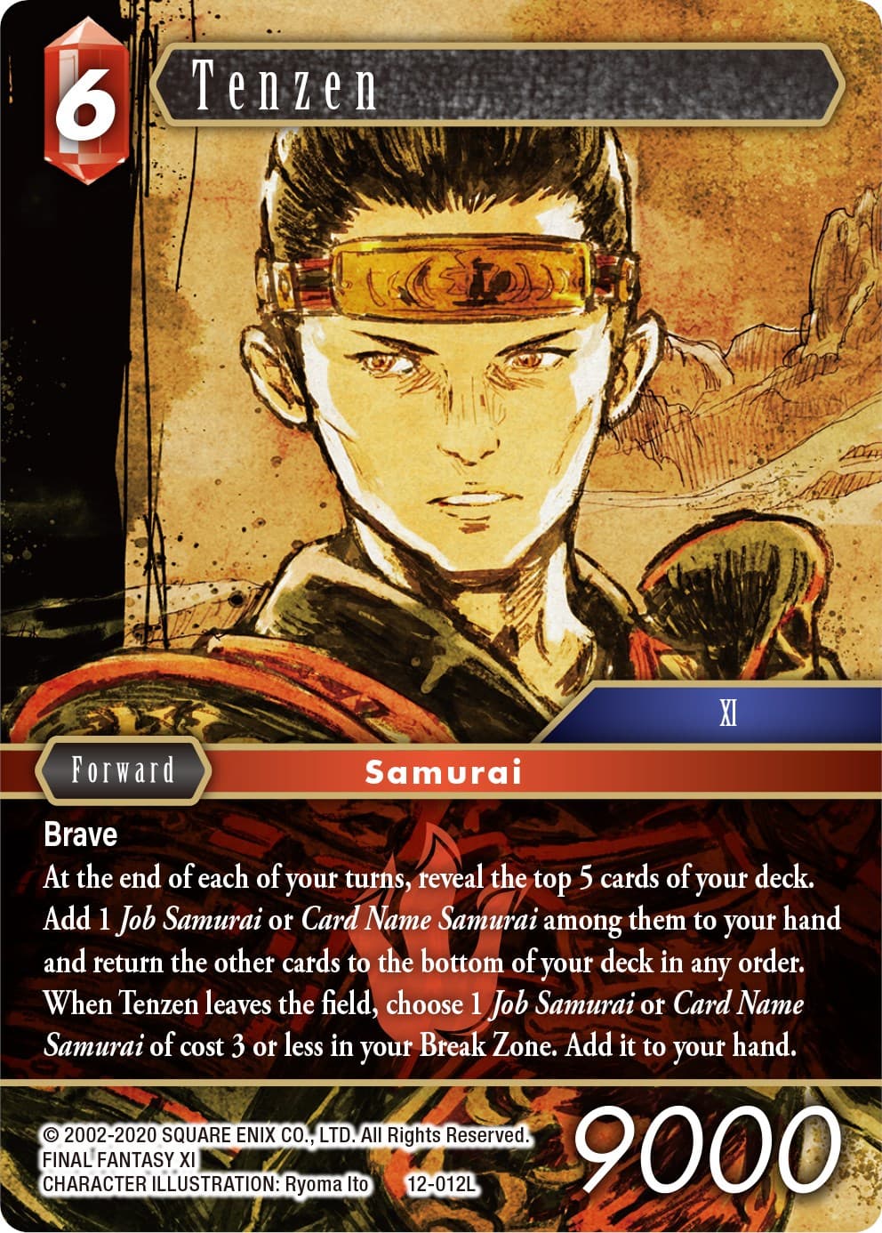 Tenzen — Opus XII card