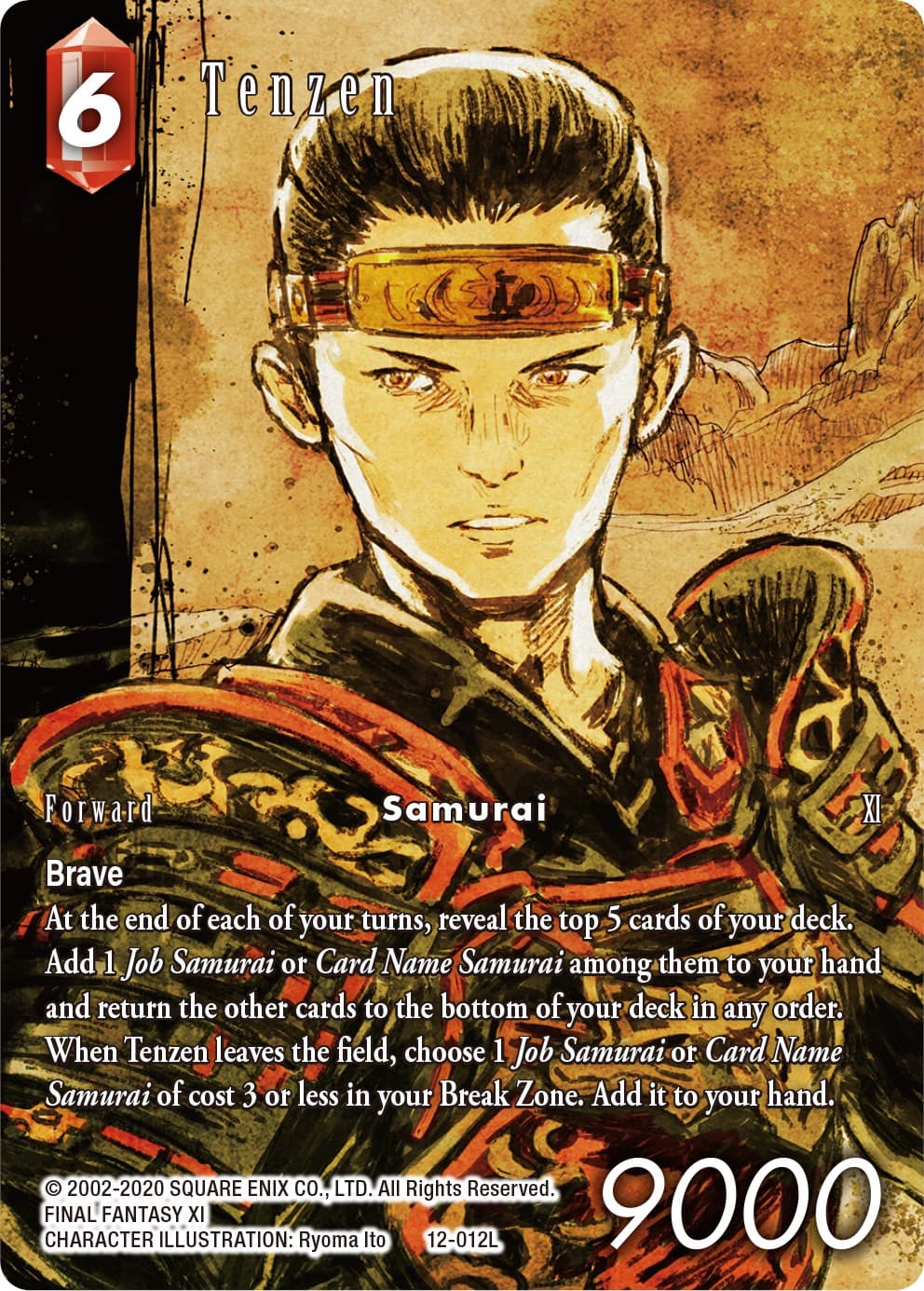 Tenzen (Full Art) — Opus XII card