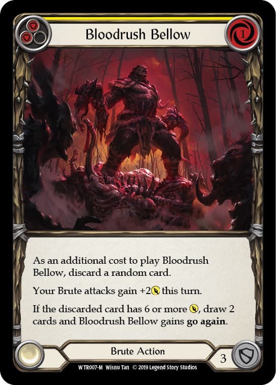 Bloodrush Bellow — Welcome to Rathe card