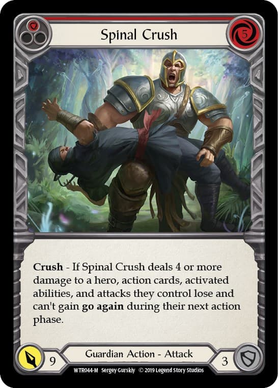 Spinal Crush — Welcome to Rathe card