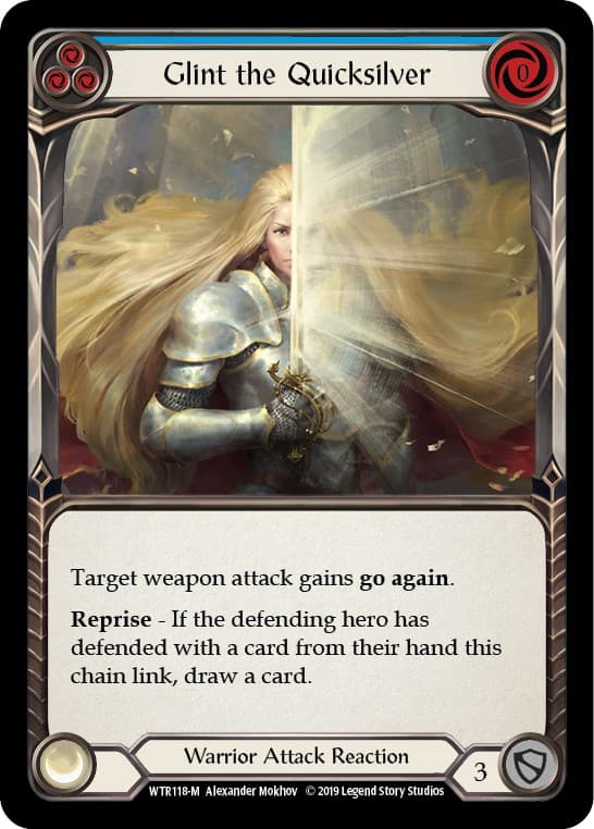 Glint the Quicksilver — Welcome to Rathe card
