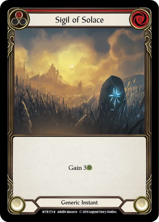 Sigil of Solace (Red) — Welcome to Rathe card
