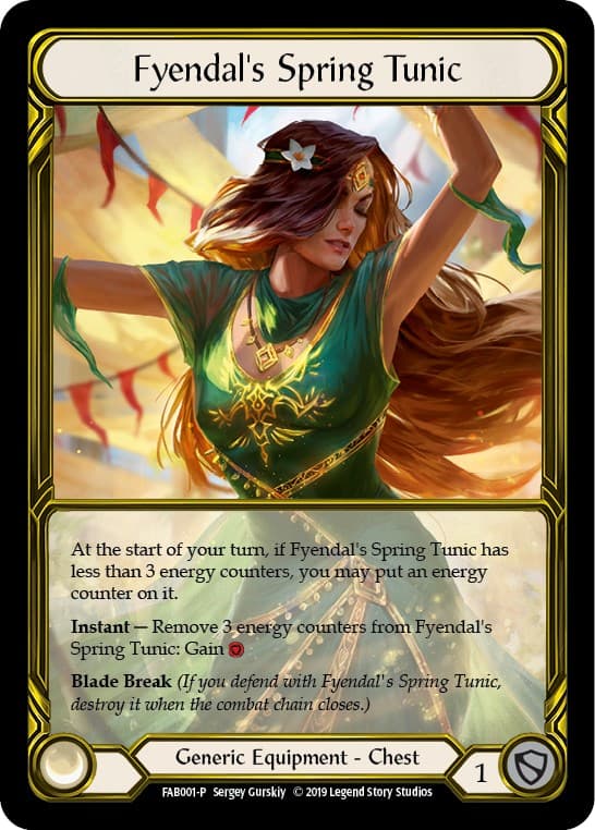 Fyendal's Spring Tunic (Golden) - FAB001 — Flesh and Blood: Promo Cards card