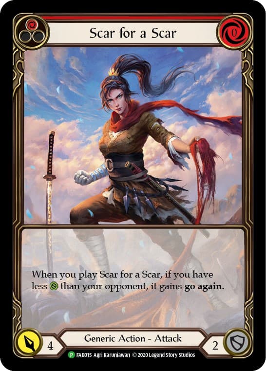 Scar for a Scar - FAB015 — Flesh and Blood: Promo Cards card