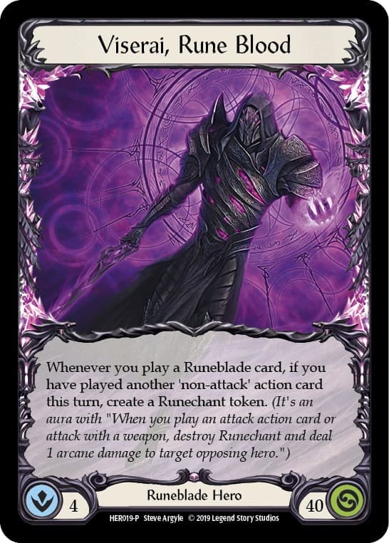 Viserai, Rune Blood (Rainbow) - HER019 — Flesh and Blood: Promo Cards card
