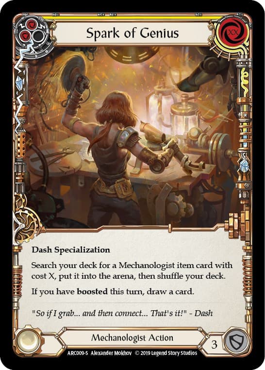 Spark of Genius — Arcane Rising card