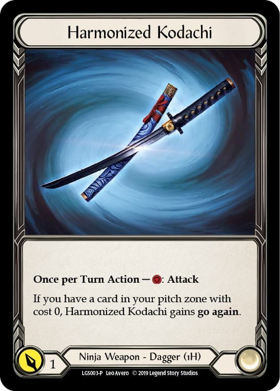 Harmonized Kodachi - LGS003 — Flesh and Blood: Promo Cards card