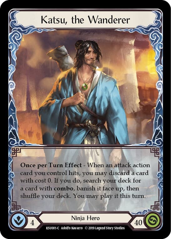 Katsu, the Wanderer — Hero Deck: Katsu card