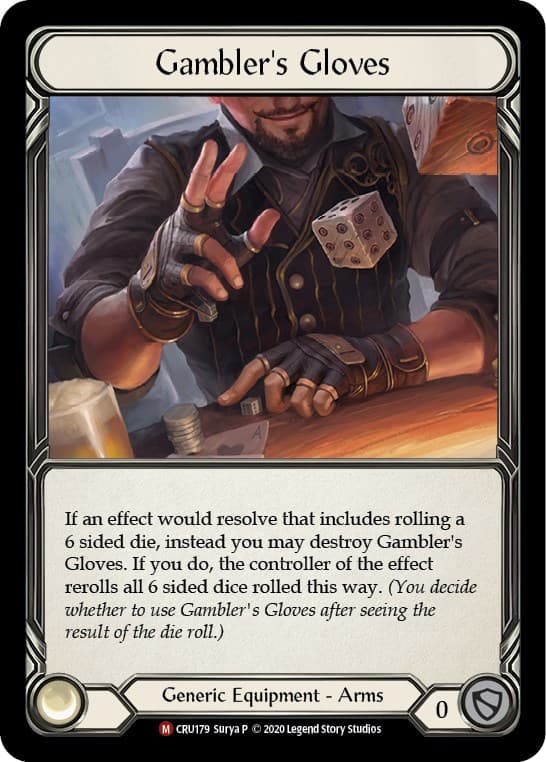 Gambler's Gloves — Crucible of War card