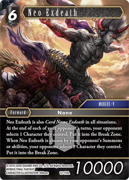 Neo Exdeath — Opus XII card