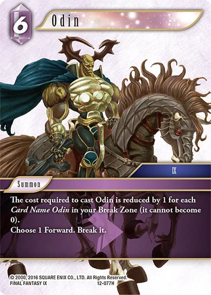 Odin — Opus XII card