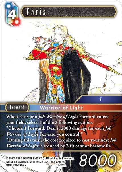 Faris — Opus XII card