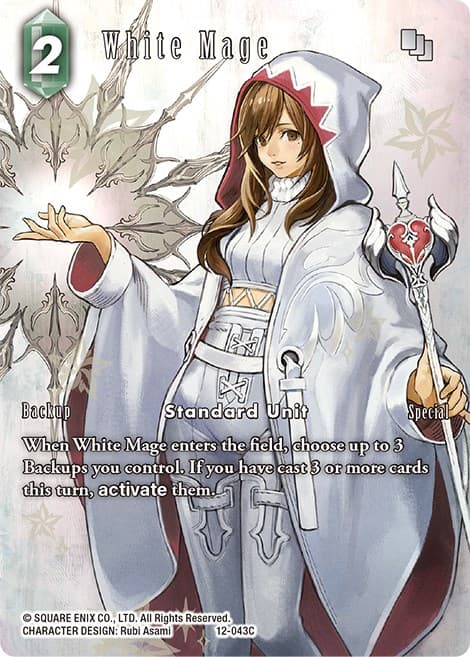 White Mage (Full Art) — Opus XII card