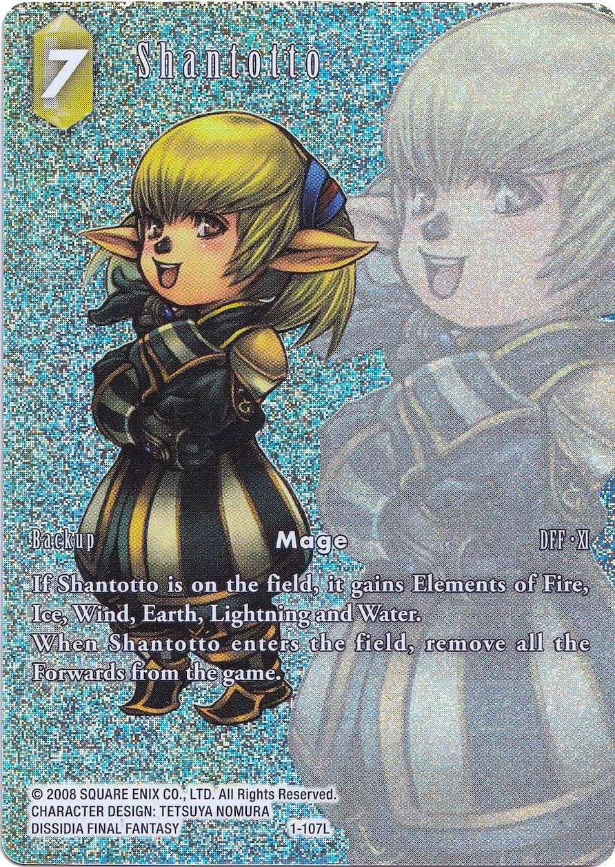 Shantotto (Full Art Reprint) — Opus XII card