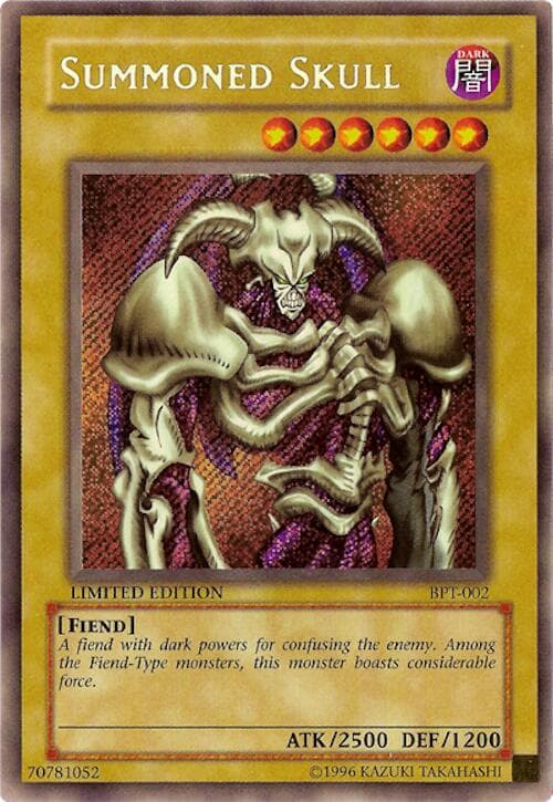 Summoned Skull — 2002 Collectors Tin card