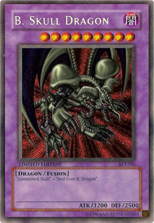 B. Skull Dragon — 2002 Collectors Tin card