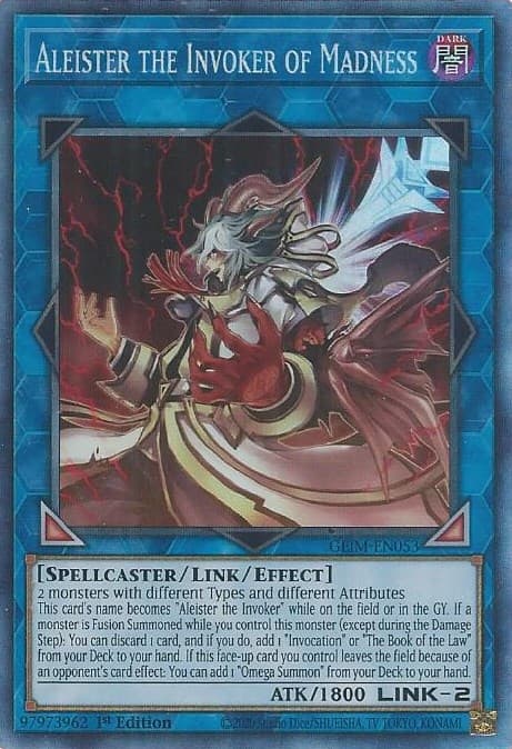 Aleister the Invoker of Madness (CR) — Genesis Impact card