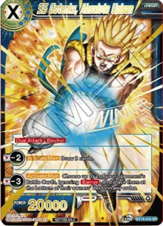 SS Gotenks, Absolute Unison (Winner Stamped) — Tournament Promotion Cards card